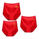 本命年新年纯棉红色三角裤