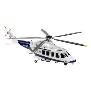 1:32 首都北京直升机AW139深圳警用成品合金仿真飞机模型摆件收藏