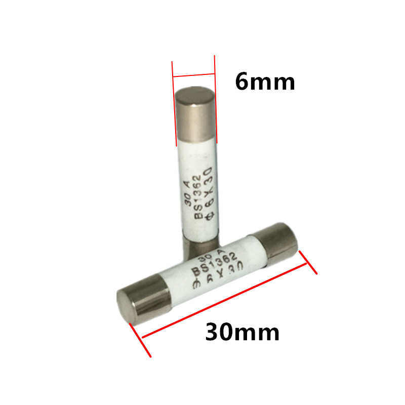 RO58陶瓷保险丝管1A/2A/3A/5A/8A/10A/20A/30A 250V 6X30mm熔断器