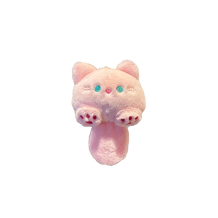 可爱团团猫网红钥匙扣挂饰娃娃公仔毛绒挂件小礼品学生卡通钥匙链