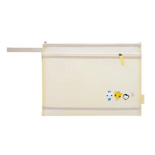 中华海底小纵队联名透明网纱文件袋拉链式收纳袋学生试卷收纳袋小学生开学必备A4科目袋学校课外培训收纳