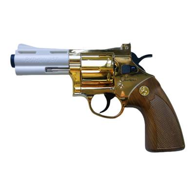 钨钢色小月亮左轮软弹玩具枪