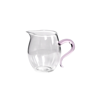 绝美公道杯女士玻璃小茶杯高质量高端精致粉色高颜值女款茶水分离