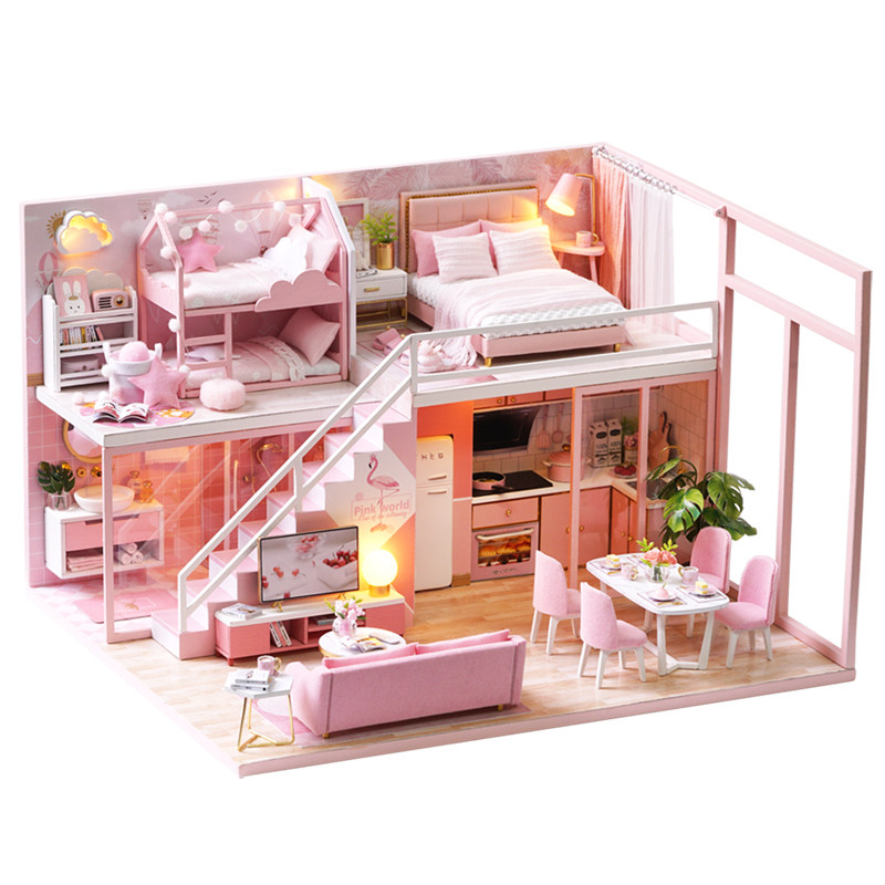 成品diy小屋女生卧室木制简约模型盒子遇见小美好浪漫情侣礼物男