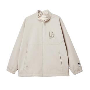 绫致杰克琼斯春季男外套棉服棉衣时尚百搭潮宽松立领洛杉矶湖人队