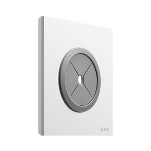 公牛超薄空白面板带出线孔家用插座穿线面板电视机遮丑装饰挡盖板