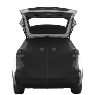 汽车后备箱防蚊网SUV尾门蚊帐商务车mpv防晒遮阳帘隐私纱窗网