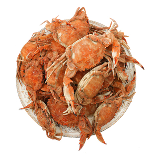 小螃蟹花盖海螃蟹熟冻即食小海鲜火锅底料东北炖酸菜调味调味提鲜