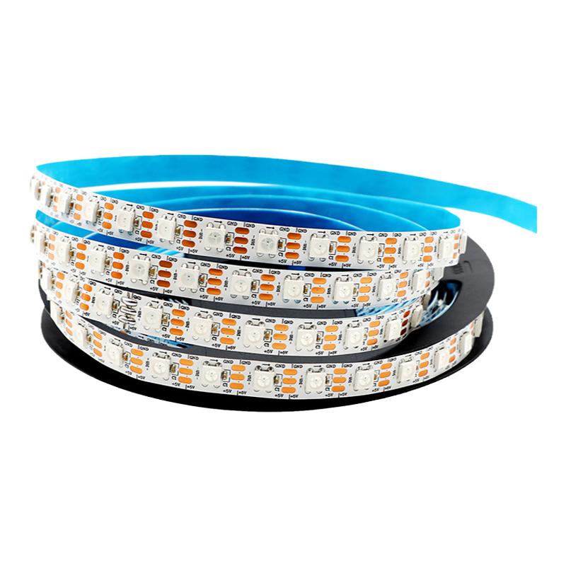 ws2812b 幻彩灯带5V低压单点单控防水 led灯带可编程跑马流水灯条