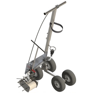 地坪停车位足球场车间油漆滚涂画划线机物业体育运动器材工厂塑胶