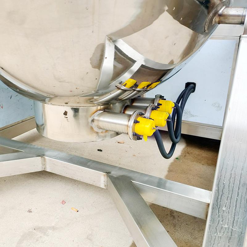 商用全自动行星搅拌炒锅液压自动出料锅蒜蓉酱料炒制锅大型炒料机