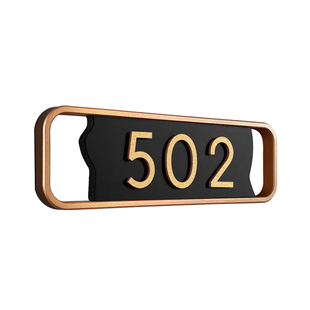 门牌号码牌家用门牌号定制酒店包厢包间高档办公室订制发光挂牌轻奢入户门号创意个性房间号标识高级感亚克力