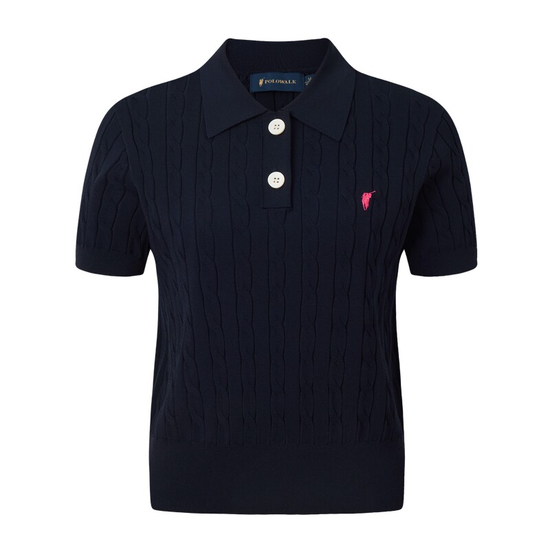 POLOWALK套头针织短袖上衣
