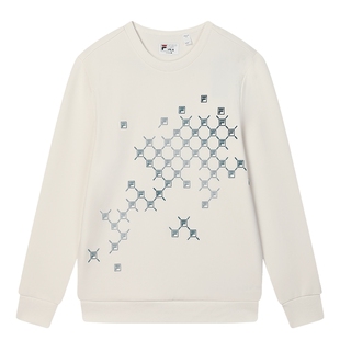 【易烊千玺同款】FILA斐乐男士套头卫衣2025春季新款基础商务休闲