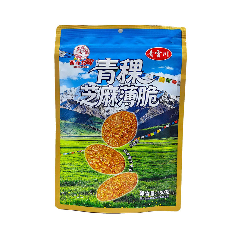 西北故味青稞芝麻薄脆180g