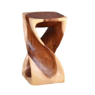 泰国花架花几实木凳子创意家居装饰品置物架木雕木墩原木换鞋矮凳