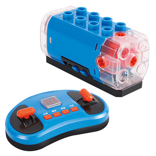 大颗粒齿轮编程马达多轴输出 兼容9656机械拼插积木电动玩具 包邮