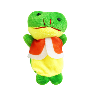 五只青蛙手指玩偶儿童英语讲故事绘本教具互动玩具指偶动物幼儿园