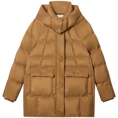 ToyzY90鸭绒泡芙感立领连帽面包服羽绒服女ZC34508040