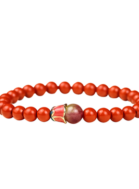 细款手串湘西朱砂简约