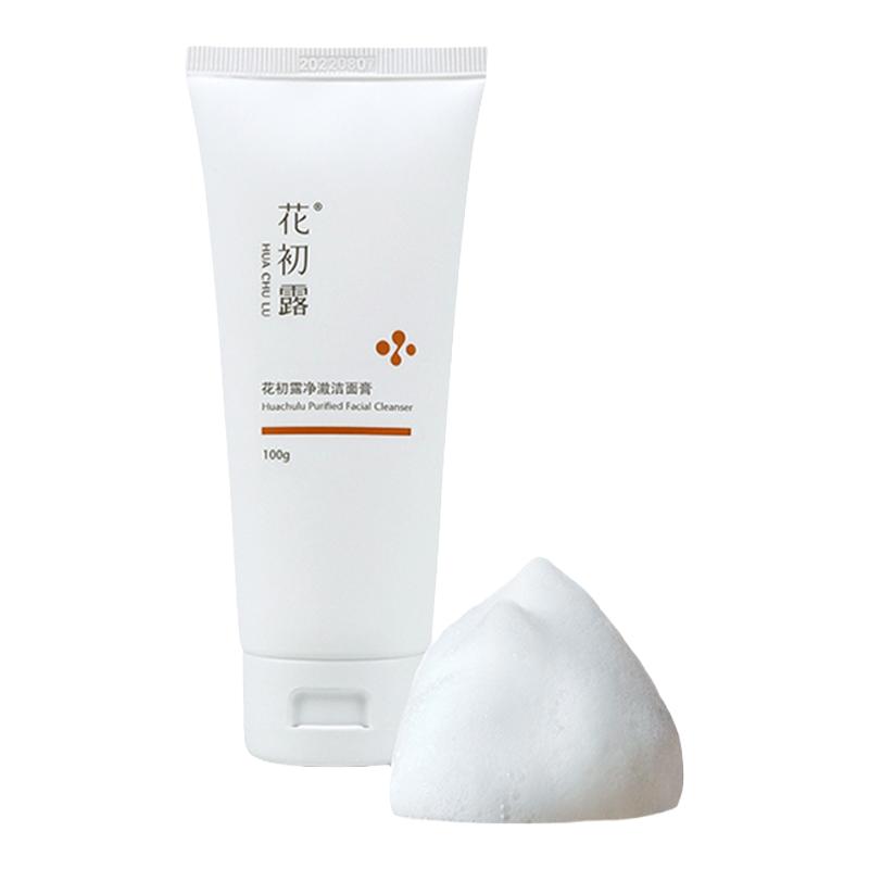 滋润泡沫净澈洁面膏温和花初露