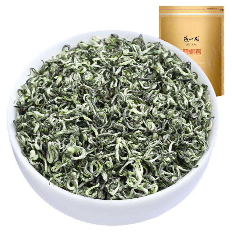 陈一凡碧螺春特级茶叶 明前茶叶 花果香浓香型绿茶袋装