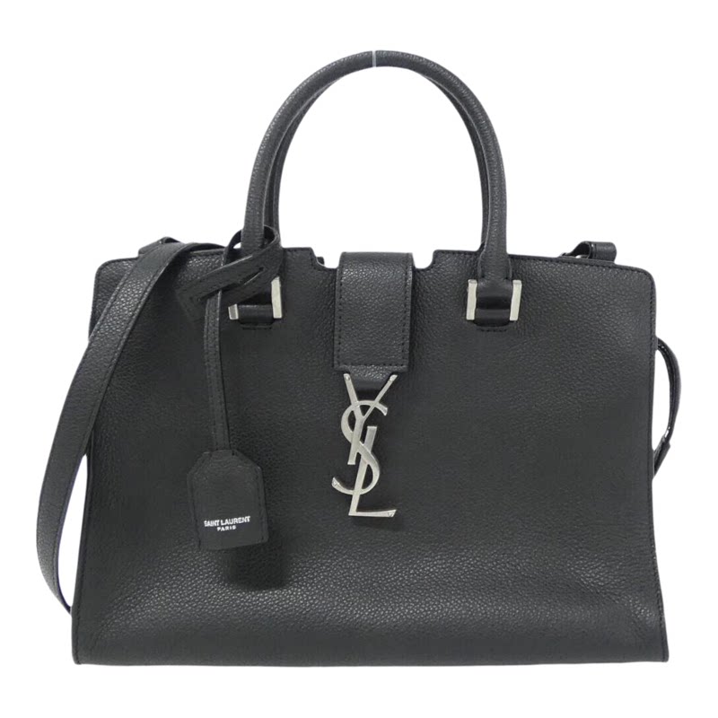 中古YSL圣罗兰小牛皮斜挎女包