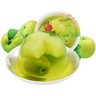 【200g青梅果冻】蜡笔小新大杯果肉果冻儿童办公室休闲零食解馋