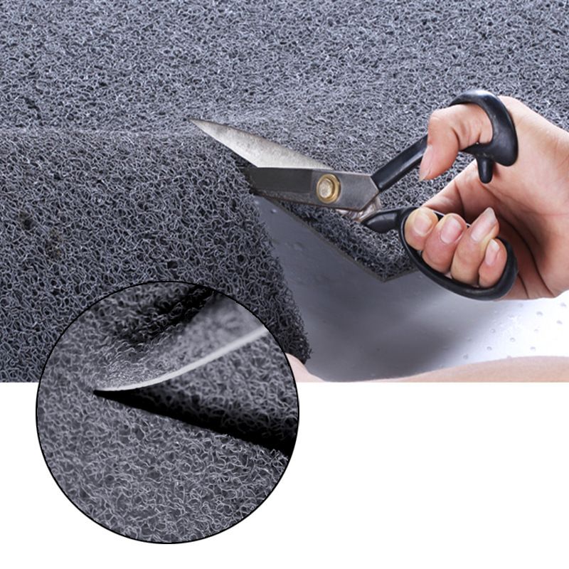 可裁剪丝圈地垫商用塑料红色门口开业过门外走廊防滑垫地毯道脚垫