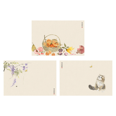 张小凤原创彩绘毛毡垫