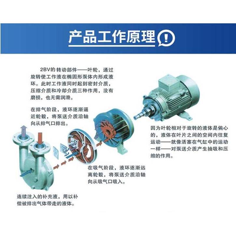 博山水环式真空泵液环真空泵 2BV5110/5111/5121/5131/5161真空泵