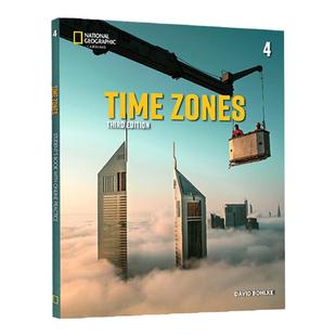 【进口直营】美国国家地理新版第三版NGL Time Zones Starter 1 2 3 4级别时间地带英文初高中英语综合初中高中教材学生青少年课程