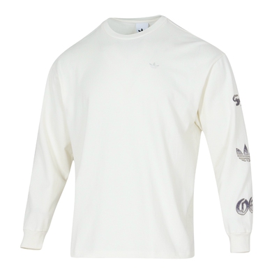 阿迪达斯三叶草男款宽松长袖T恤