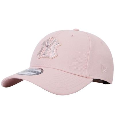 New Era纽亦华2025秋季新款MLB贴钻刺绣棒球帽硬顶百搭弯檐潮940