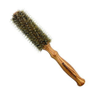 台湾发葳鹅进口滚梳发廊专业耐高温卷发梳子内扣吹风圆筒滚梳