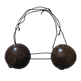 天然椰子壳胸衣蹈配饰演出道具夏威夷文胸草裙舞套装肚皮舞成人女