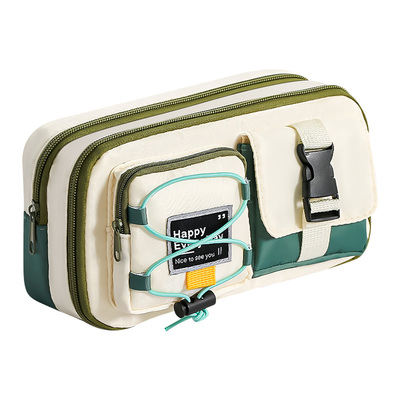 硬核工装风！男孩款多功能笔袋