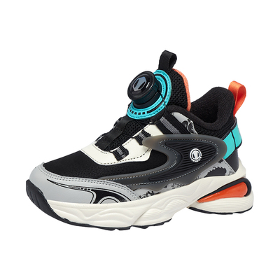 大黄蜂男童棉鞋2025冬季新款中大童加绒保暖二棉鞋儿童皮面运动鞋