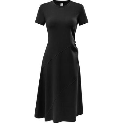 本来BENLAI女士云感柔连衣裙25秋季新款分割线修身裙子BNM750004