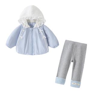 女童套装宝宝2026新款春装洋气小公主超巨好看春秋季初春儿童衣服