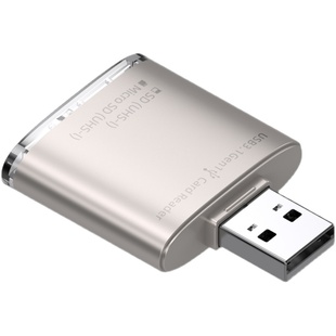 USB3.0 V30 SD卡TF卡双通道读卡器扩频速率适用闪迪PRO卡 180MB/S