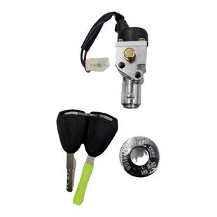 踏板车轩伟BWS套锁路虎八代电动车摩托车电门锁一体坐垫锁全套锁