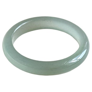 清玉缘正品天然东陵玉手镯晴水油青色玉镯子远山黛女款和田玉平替