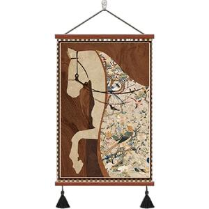 中古风法式马到成功玄关装饰画