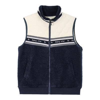 羊羔毛马甲女秋冬加绒外穿马夹