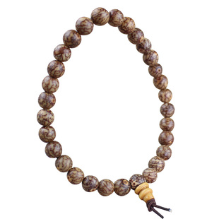 厂家批发小银线菩提手串6mm血丝金线菩提子佛珠手链男女饰品礼物