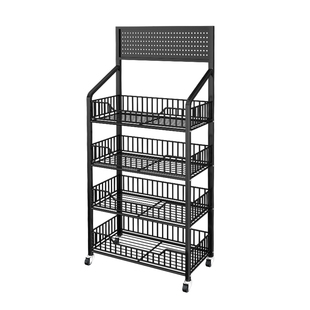 货架置物架多层物流垫板超市展示架零食货架移动陈列架角钢展示柜