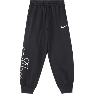 Nike/耐克正品2025冬季款小童运动针织加绒束脚长裤IO5865-010