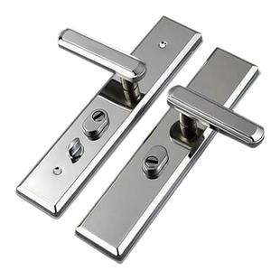 防盗门把手通用型门锁不锈钢拉手锁具加厚家用大门面板多功能配件