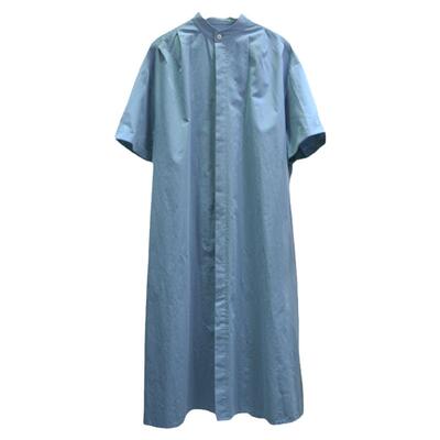 25夏季棉衬衫显瘦腰带通勤连衣裙
